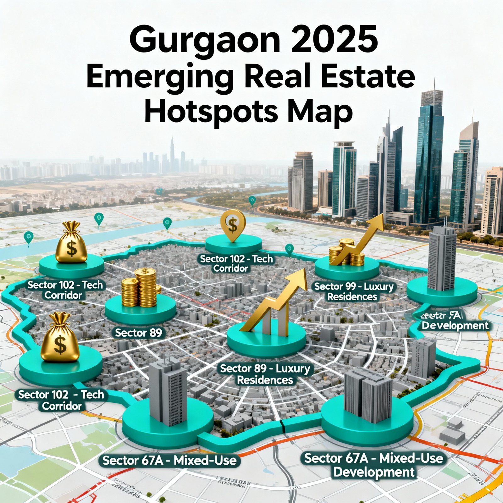 Emerging Real Estate Hotspots in Gurgaon Where to Invest in 2025 ...